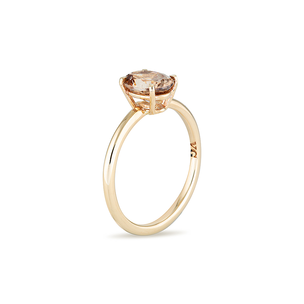 Zircon Gold Ring, Engagement Ring, Online Jewellery