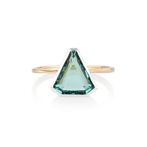 Tourmaline Gold Ring, Engagement Ring, Online Jewellery