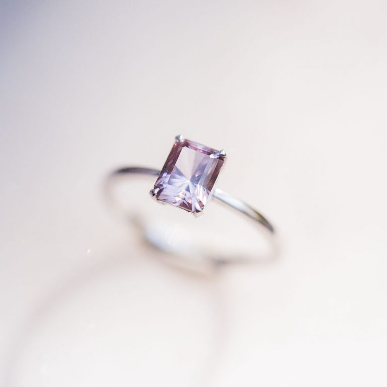 Zircon Gold Ring, Engagement Ring, Online Jewellery