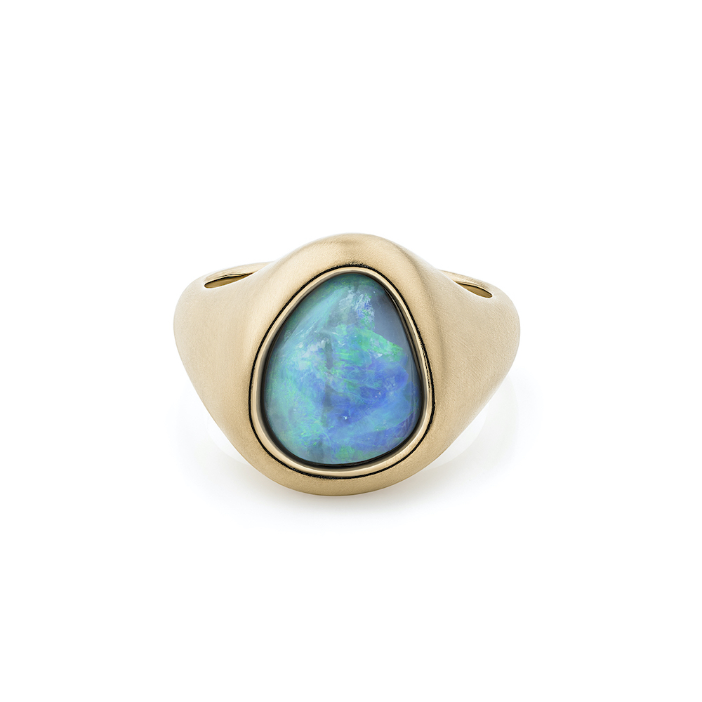 Opal Gold Ring