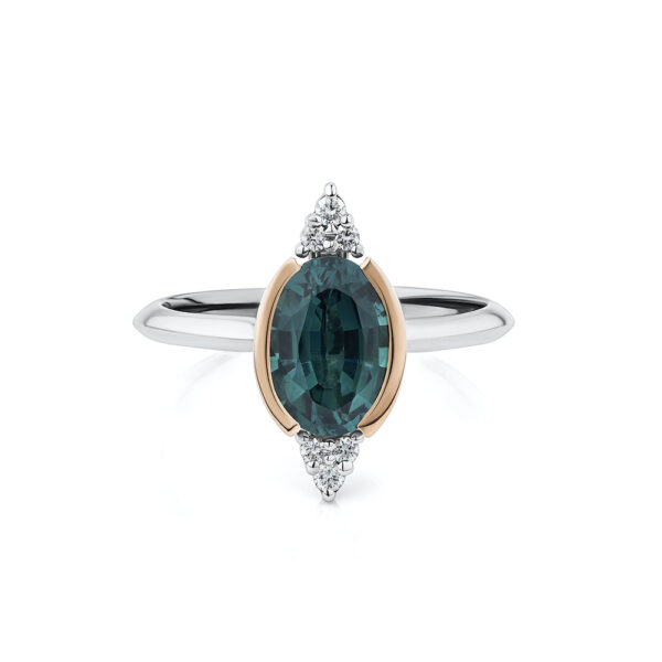 Tourmaline Diamond Ring