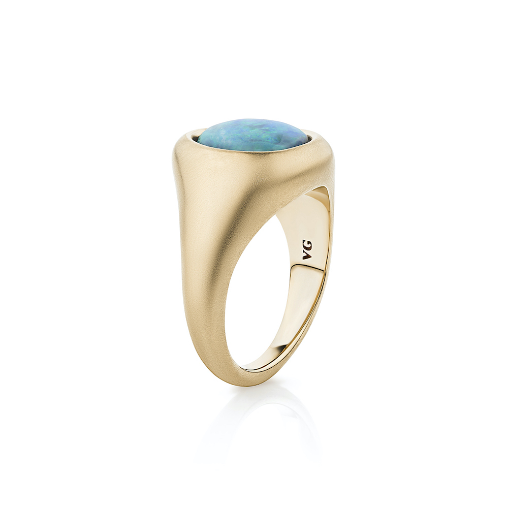 Opal Gold Ring