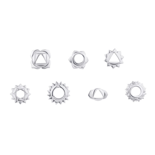 Chakra Charm Kit White Gold