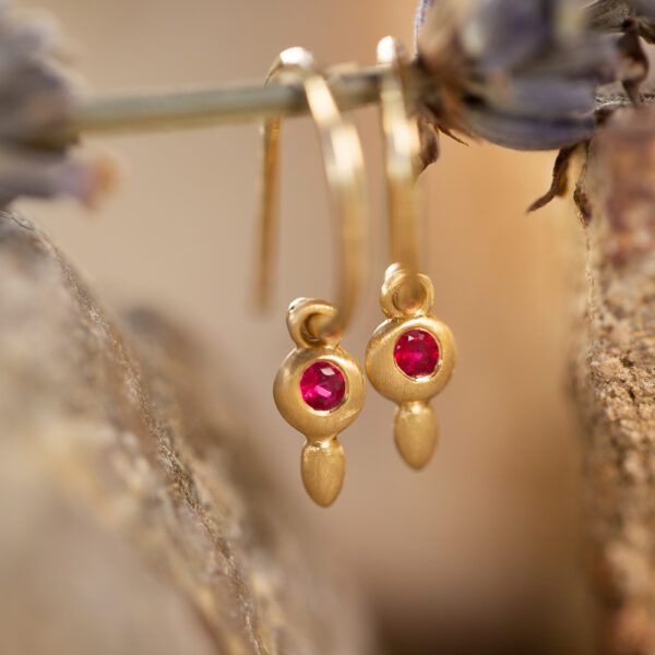 ruby-gold-earrings3-jewellery-australia-violet-gray Ruby 9kt Gold Earrings